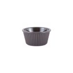 NOV - RIBBED RAMEKIN BROWN 7 x 3.5 CM / 60 ML
