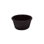 NOV - RIBBED RAMEKIN BLACK 5.5 x 3.5 CM / 30 ML - Image 2