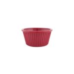NOV - RIBBED RAMEKIN RED 7 x 3.5 CM / 60 ML