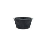 NOV - RIBBED RAMEKIN BLACK 7 x 3.5 CM / 60 ML