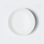 CV - PORCELAIN WHITE DEEP COUPE PLATE 23 CM