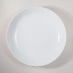 CV - PORCELAIN WHITE DEEP COUPE PLATE 25 CM