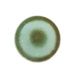 *DISCONTINUED - CV - PARADISE GREEN BIANCA FLAT PLATE 25 CM