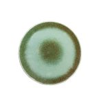 *DISCONTINUED - CV - PARADISE GREEN BIANCA FLAT PLATE 27 CM