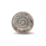 *DISCONTINUED - IPEK - TOLEDO AZTEC NATURAL PLATE 24 CM PORCELAIN