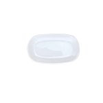 CV - FIESTA WHITE DEEP OVAL PLATTER 15 x 9 CM