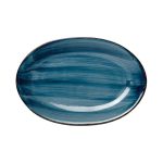 CV - NATURAL BLUE OVAL PLATTER 29 CM