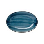 CV - NATURAL BLUE OVAL PLATTER 24 CM