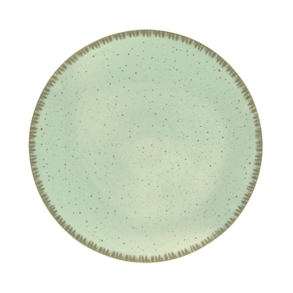 0744380.jpg DOT - PISTACHIO GREEN ROUND PLATTER 31 CM - Image 1