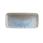 ID FINE - DELTA GREY/BLUE PORCELAIN RECTANGULAR PLATTER 30 x 11 CM