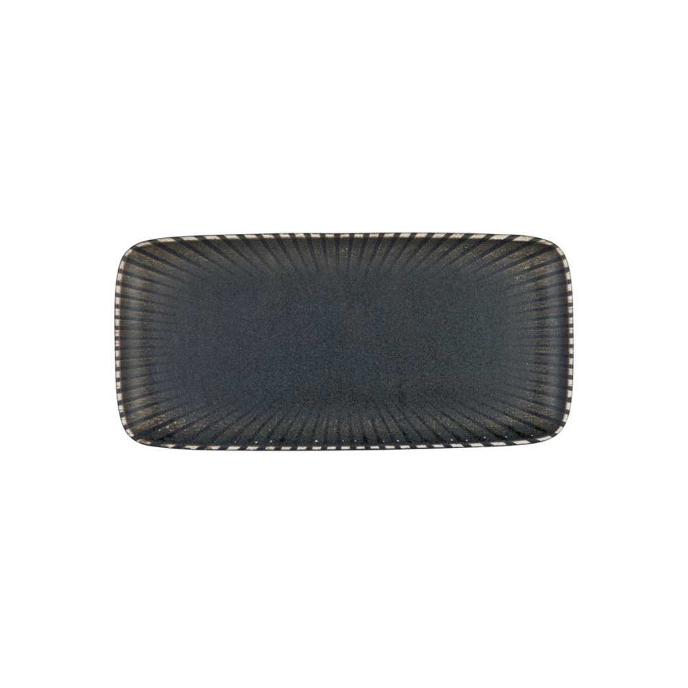 0744518.jpg ID FINE - RECKLESS QUADRO PORCELAIN RECTANGULAR PLATTER 30 x 11 CM 47002-151630 - Image 1