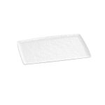 XM - PRESENTATION PLATTER RECTANGULAR MELAMINE WHITE MATT 52.5 x 33 CM No.7088
