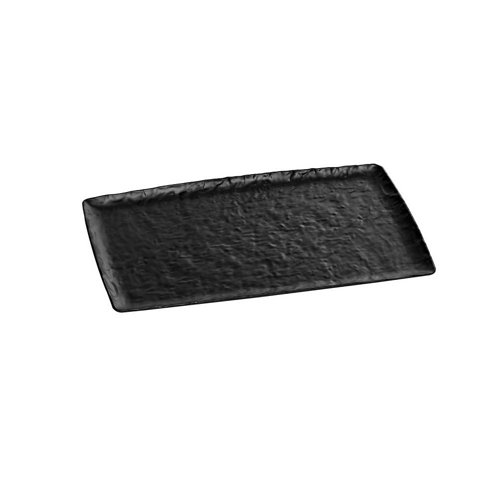 0747125.jpg XM - PRESENTATION PLATTER RECTANGULAR MELAMINE BLACK MATT 52.5 x 33 CM No.7125 - Image 1
