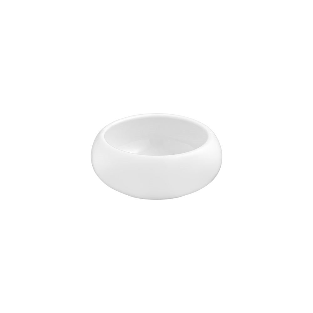 0752111.jpg DOT - WHITE PRESENTATION PLATE 12.5 x 5 CM / 265 GR - Image 1