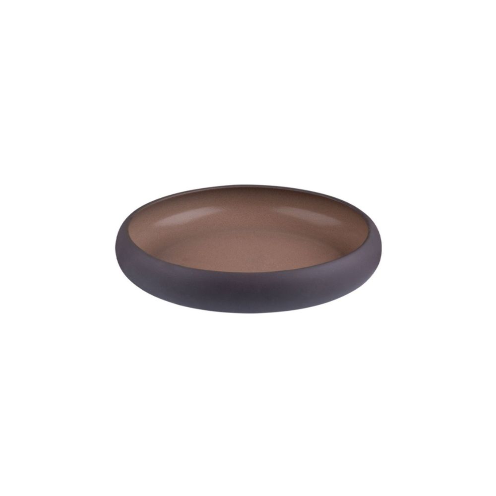 0752168.jpg ROOTS - TAUPE DEEP PLATE 22 CM - Image 1