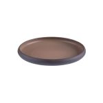 ROOTS - TAUPE SHALLOW PLATE 27 CM