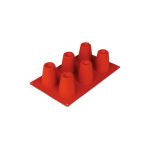 NOV - SILICONE BAKING MOLD CONES 6 PCS 29 x 17.3 x 3.5 CM