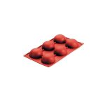NOV - SILICONE BAKING MOLD ROUND 6 x 80 ML 30 x 17.5 x 3.5 CM