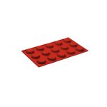 NOV - SILICONE BAKING MOLD ROUND 15 x 20 ML 30 x 17.5 x 1 CM