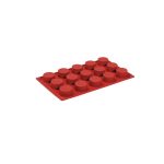 NOV - SILICONE BAKING MOLD ROUND 15 x 30 ML 30 x 17.5 x 2 CM