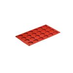 NOV - SILICONE BAKING MOLD ROUND 24 x 5 ML 30 x 17.5 x 0.5 CM