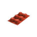 NOV - SILICONE BAKING MOLD CONES 6 x 110 ML 30 x 17.5 x 4 CM