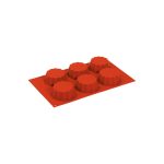 NOV - SILICONE BAKING MOLD CONES 6 x 110 ML 30 x 17.5 x 3 CM
