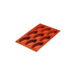 NOV - SILICONE BAKING MOLD LEAF 9 x 40 ML 30 x 17.5 x 1.2 CM