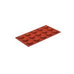 NOV - SILICONE BAKING MOLD ROUND 15 x 20 ML 30 x 17.5 x 1.6 CM