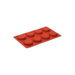 NOV - SILICONE BAKING MOLD ROUND 8 x 8 CM 30 x 17.5 x 1.8 CM
