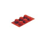 NOV - SILICONE BAKING MOLD ROUND 6 x 92 ML 30 x 17.5 x 2.5 CM