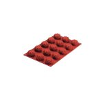 NOV - SILICONE BAKING MOLD ROUND 15 x 23 ML 30 x 17.5 x 2 CM