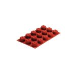 NOV - SILICONE BAKING MOLD ROUND 15 x 23 ML 30 x 17.5 x 2 CM