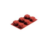 NOV - SILICONE BAKING MOLD ROUND 6 x 115 ML 30 x 17.5 x 3.2 CM