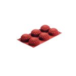 NOV - SILICONE BAKING MOLD ROUND 6 x 115 ML 30 x 17.5 x 3.5 CM