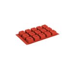 NOV - SILICONE BAKING MOLD SQUARE 15 x 45 ML 30 x 17.5 x 2.8 CM