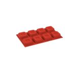 NOV - SILICONE BAKING MOLD SQUARE 8 x 73 ML 30 x 17.5 x 2.8 CM