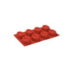 NOV - SILICONE BAKING MOLD OVAL 8 x 72 ML 30 x 17.5 x 3 CM