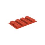 NOV - SILICONE BAKING MOLD RECTANGULAR 8 x 72 ML 30 x 17.5 x 3 CM