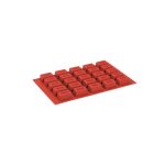 NOV - SILICONE BAKING MOLD RECTANGULAR 25 x 45 ML 30 x 17.5 x 2.5 CM