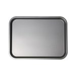 GENUS DEI - CAFETERIA TRAY 34.5 x 27 CM GREY ALUMINIUM