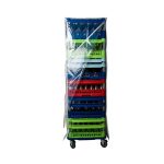 GENUS DEI - PLASTIC RACK COVER WITH TWO ZIPS H: 160 CM FOR GLASSWARE RACKS - Image 2