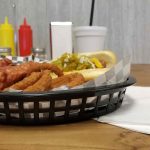 TC - TEXAS OVAL BASKET PP BLACK 32.5 x 24 x 4 CM - Image 2