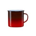 COK - POTE RED/WHITE ENAMEL MUG 400 ML