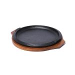 COMAS - CAST IRON PLATE + ACACIA WOOD BASE Ø35 x 2.8 CM