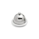 WEIS - PORCELAIN BUTTER DISH WITH ST/ST COVER 9.5 CM