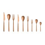 COMAS - CANADA PVD VINTAGE COPPER 18/0 4 MM MOKA SPOON SET OF 12 - Image 2