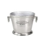 MEDRI - CHAMPAGNE BOTTLE BUCKET SAINT TROPEZ SILVER 32 x 26 CM