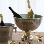 MEDRI - CHAMPAGNE BOTTLE BOWL SAINT TROPEZ SILVER 46 CM - Image 2