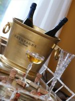 MEDRI - CHAMPAGNE BOTTLE BUCKET SAINT TROPEZ GOLD 32 x 26 CM - Image 2